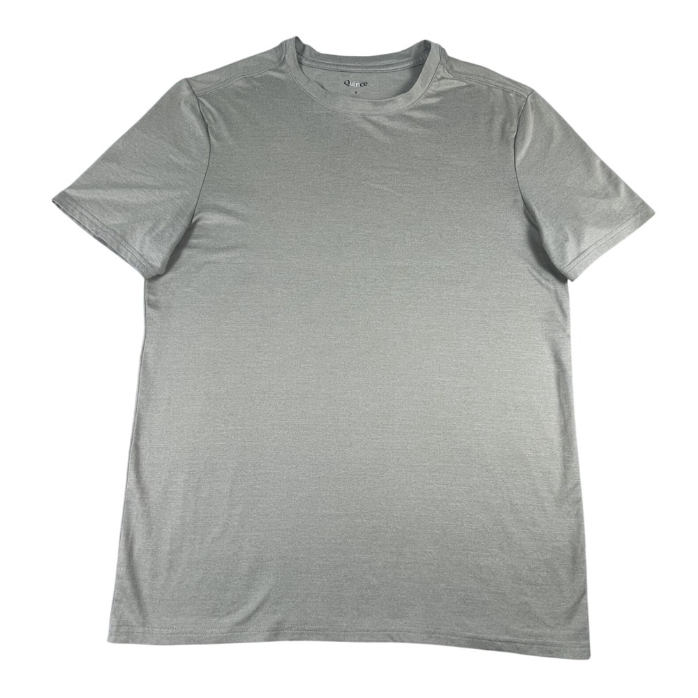 Quince T-Shirt Mens Small Gray Short‎ Sleeve Crew Neck Lightweight Basic Tee
